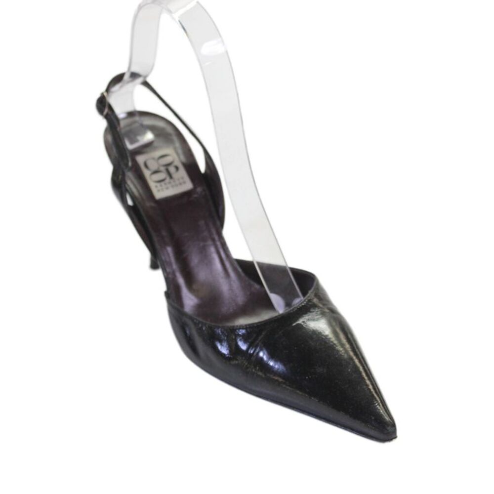 Barneys New York Women's Patent Leather Pointed Toe Heels  Black Size 6